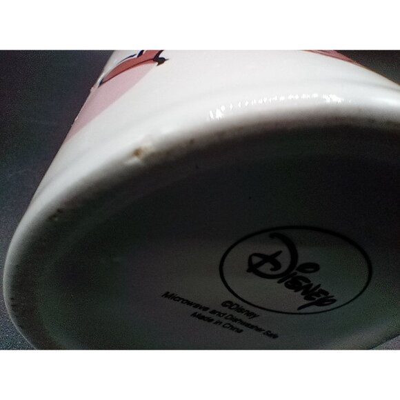 Disney Minnie Mouse Ceramic Coffee Cup White Pink Drinking Mug Hearts Polka Dot - Picture 13 of 16